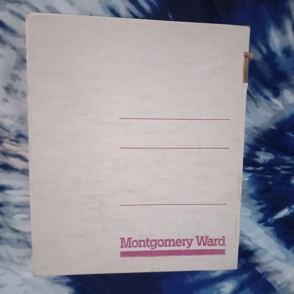 Vintage Montgomery Ward Department Store Distribution Box MCM 50s
